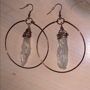 hand-made crystal earrings